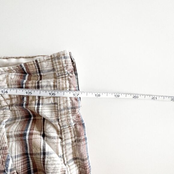 Levi's Mens Cargo Shorts Multiple Pockets Cotton Plaid Brown Size 32 - Picture 5 of 9